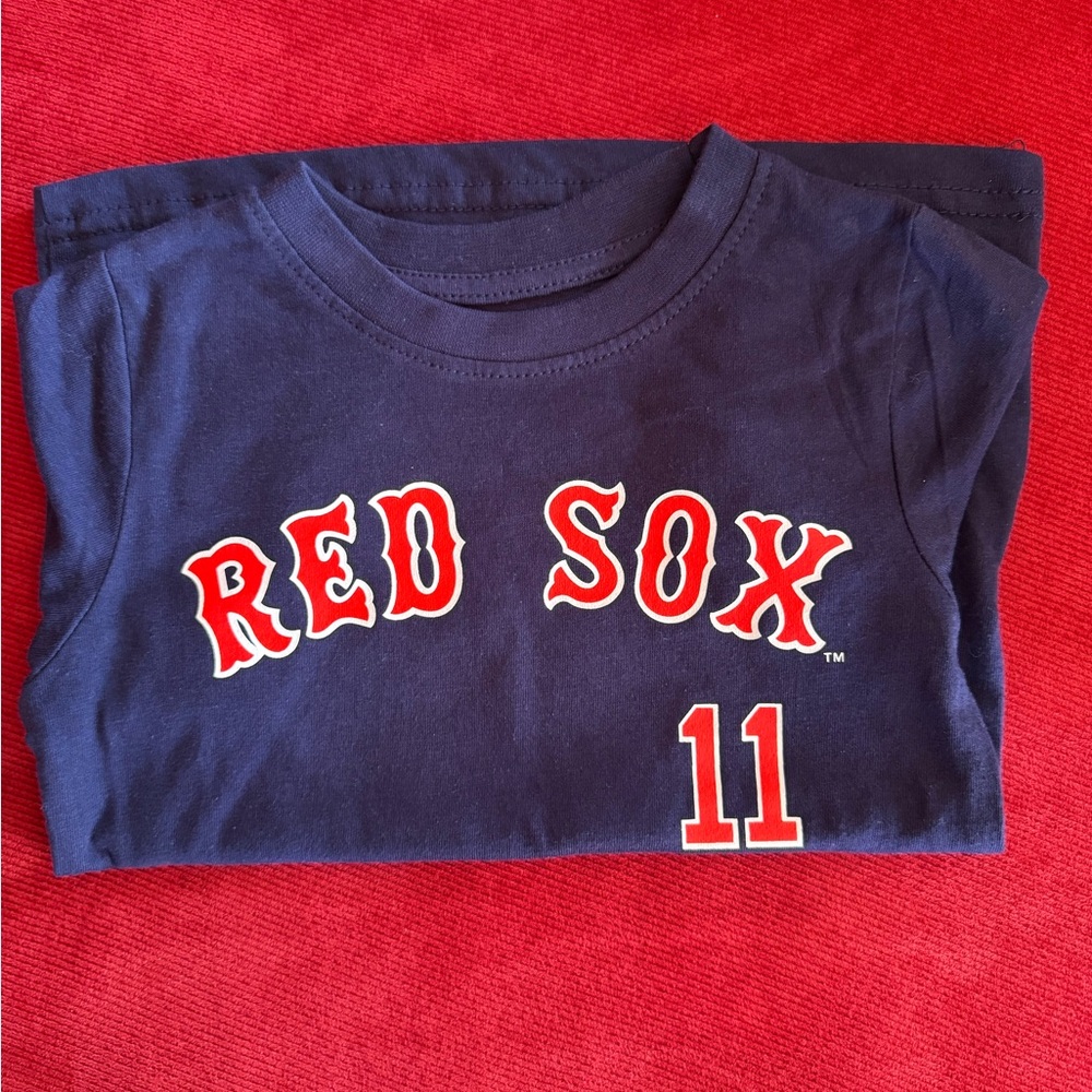 Genuine Merchandise Navy Red Sox Kids Tee